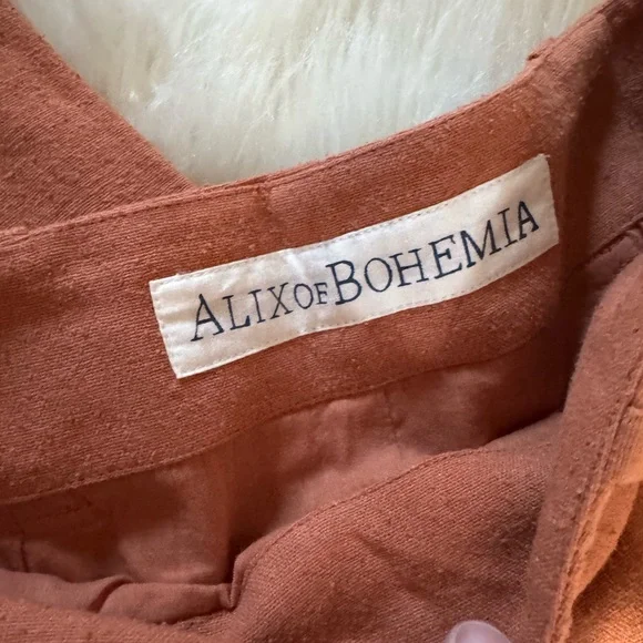 Alix of Bohemia *NEW* Charlie Sienna Poppy Embroidered Pant - Picture 14 of 16